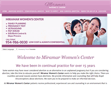 Tablet Screenshot of miramarwomencenter.com